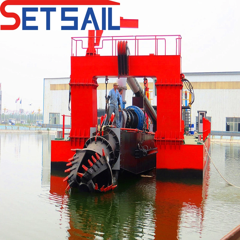 Hydraulic Non Self-Propelled Setsail Cutter Suction Dredger for Sale