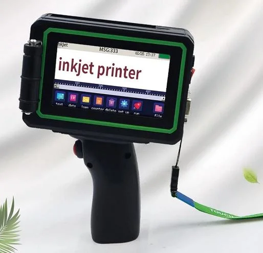 Portable Functional Handheld Inkjet Printer Hand Jet Printer with HP Ink