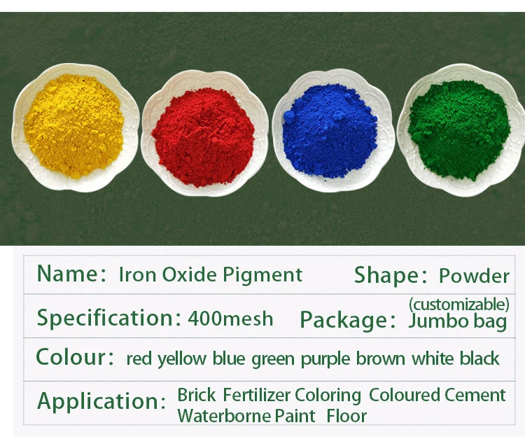 Iron Oxide Pigment Synthetic Iron Oxide Red H190 Pigment for Paint, Coating, Plastic, Rubber, Cement, Concrete