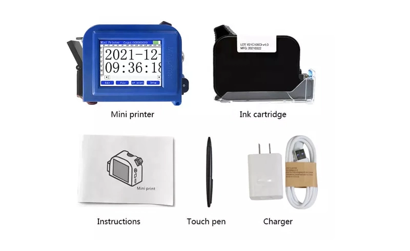 Plastic Pipe Egg Batch Qr Code Corrugated Carton Box Handheld Inkjet Printer Price Food Tij Inkjet Printer Inkjet Label Handjet Inkjet Printer