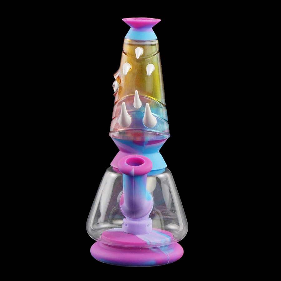 Colorful Silicone and Resin Smoking Hookah Custom Logo Premium Quality 7′′ Water Pipes