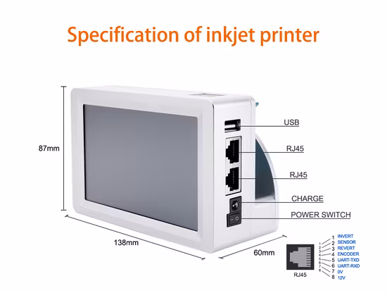 Docod OEM/ODM T110-M Tij プリンター用サーマル インクジェット プリンター (期限切れ)